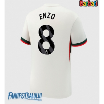 Chelsea Enzo Fernandez #8 Tricou Fotbal Replică 2025-26 Barbati Deplasare
